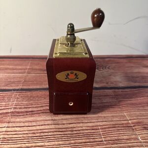 ZASSENHAUS GERMANY SANTIAGO MAHOGANY COFFEE MILL GRINDER